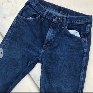 High waisted vintage denim